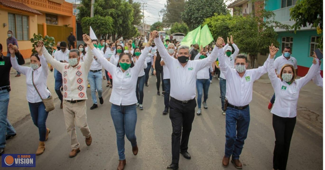 Michoacanos, fuente del cambio con el voto inteligente: Magaña de la Mora