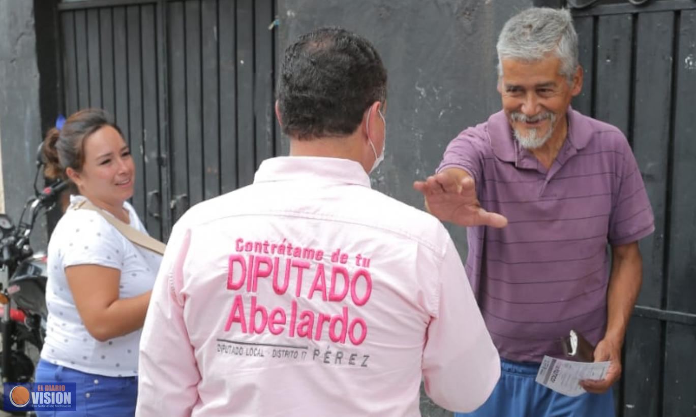 De nada sirve mi voz sino tengo tu respaldo: Abelardo Pérez Estrada 