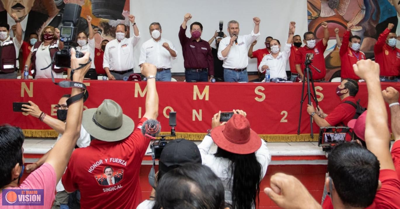 Morena, aliado de la lucha de los trabajadores