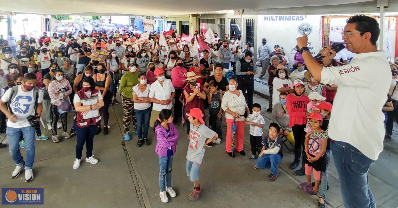 La gente ya decidió, Morena seguirá gobernando Morelia: Iván Pérez Negrón