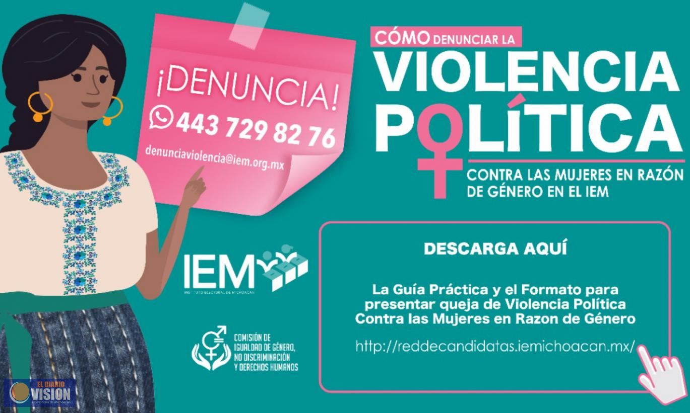 IEM realiza segunda capacitación a candidatas sobre casos de violencia política de género 
