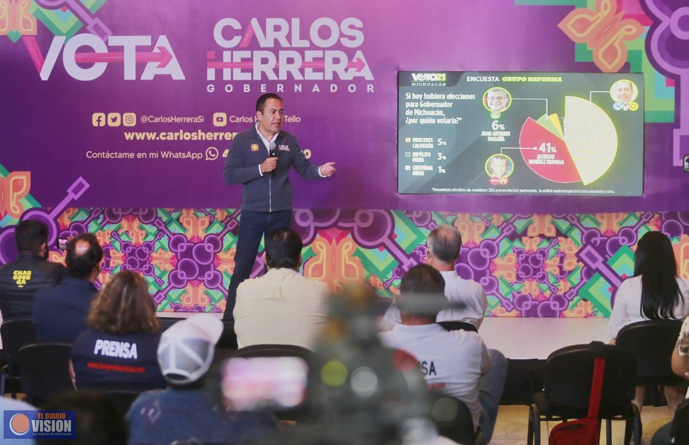 Caballo que alcanza gana, y Carlos Herrera ya encabeza preferencias 
