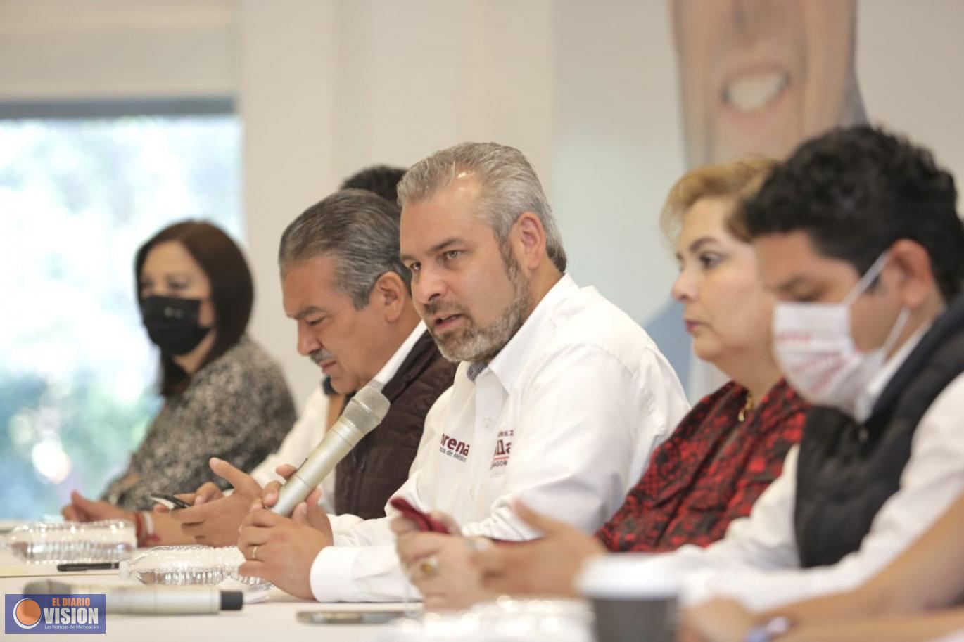 Las encuestas anticipan el triunfo de Morena y fin de la corrupción: Bedolla