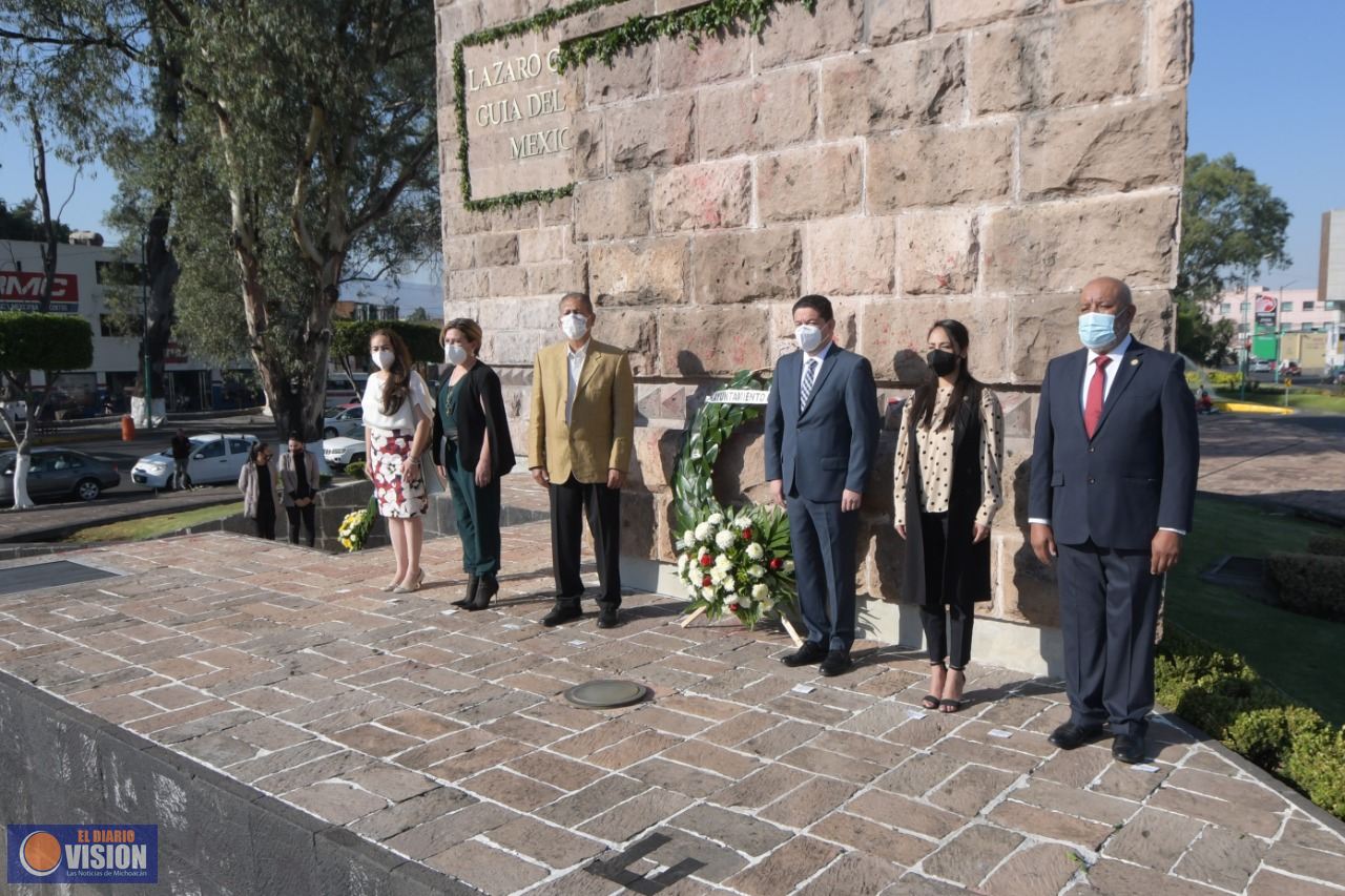 Gobierno de Morelia conmemora el CXXVI Aniversario del Natalicio del General Lázaro Cárdenas del Río