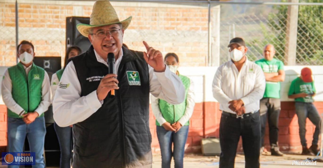 Por Michoacán, vamos por 4 de 4 para el PVEM: Magaña de la Mora