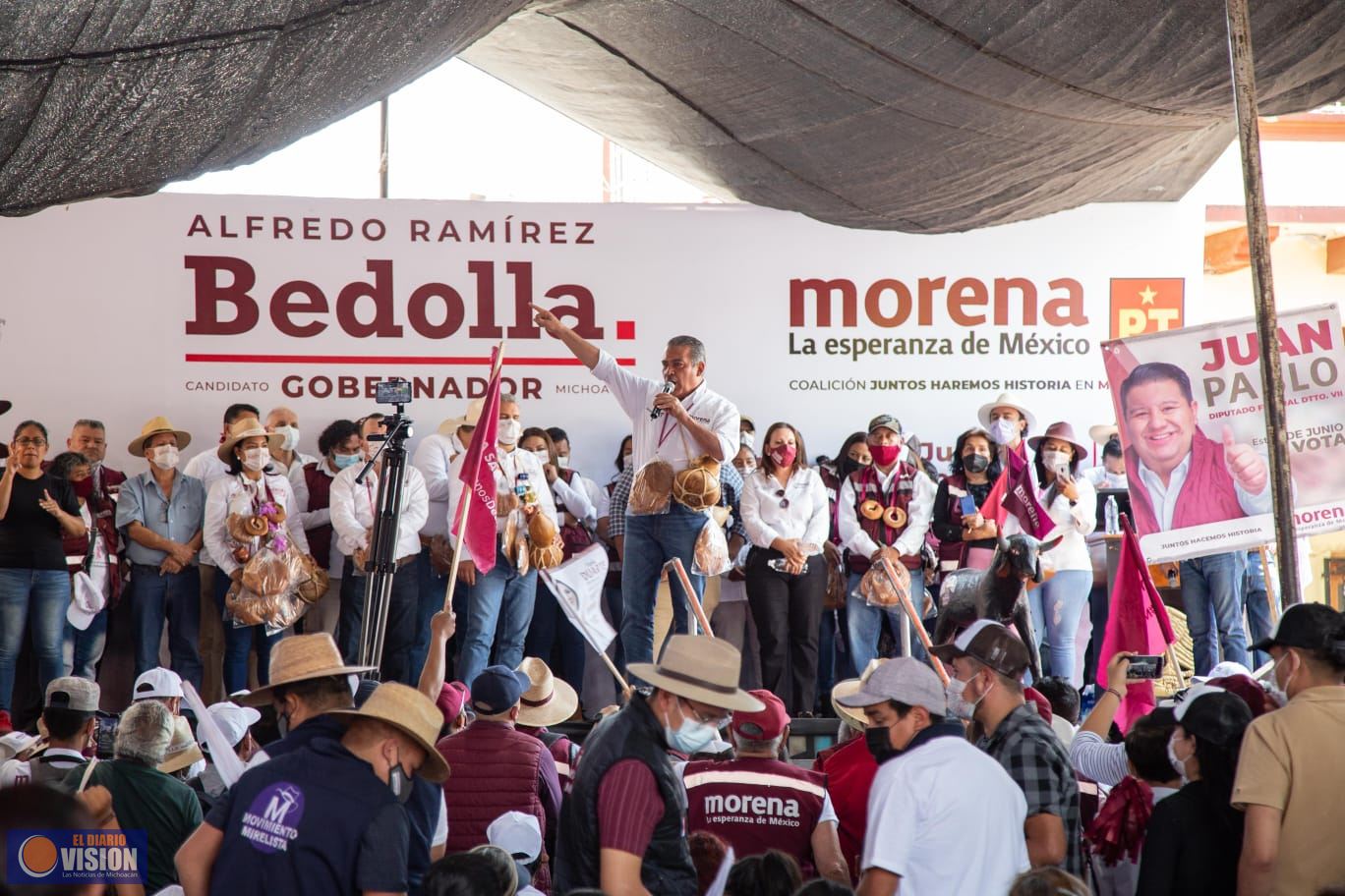Chilchota, será territorio de la 4T: Raúl Morón