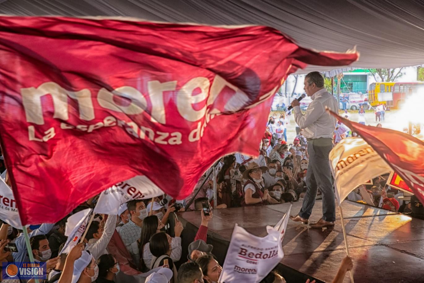 La oposición no conoce el temple y el valor de los michoacanos: Raúl Morón