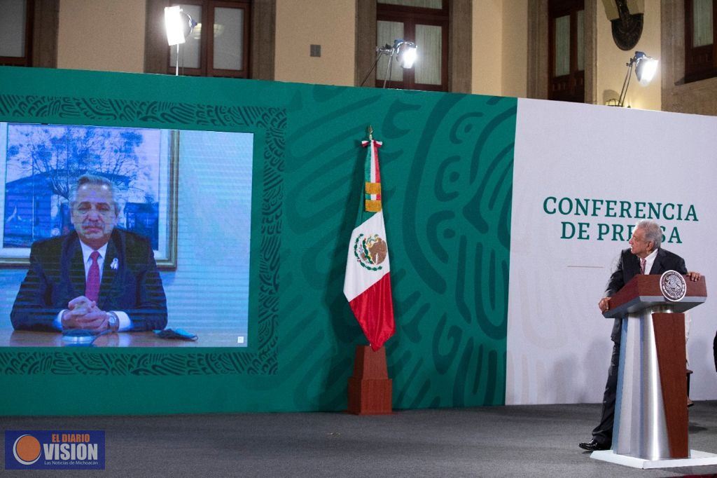 Alberto Fernández y Andrés Manuel López Obrador anuncian nuevo embarque de vacunas