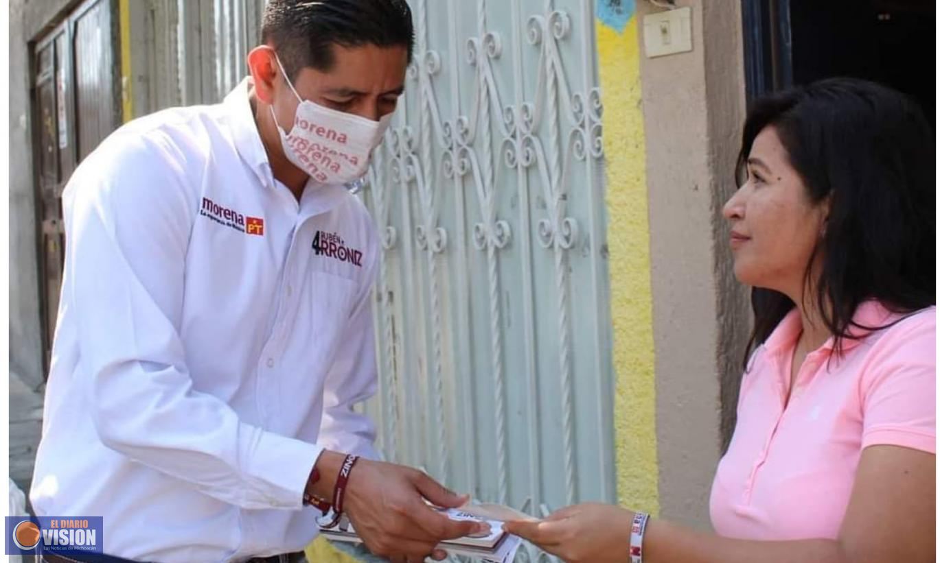 Michoacán necesita un gobierno cercano a la gente, sensible a sus necesidades: Rubén Arróniz 