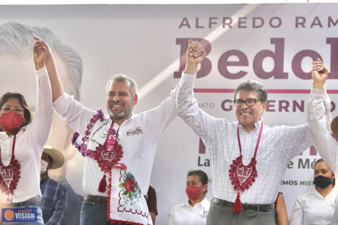 Monreal llama a fuerzas progresistas y de izquierda a cerrar filas con Bedolla