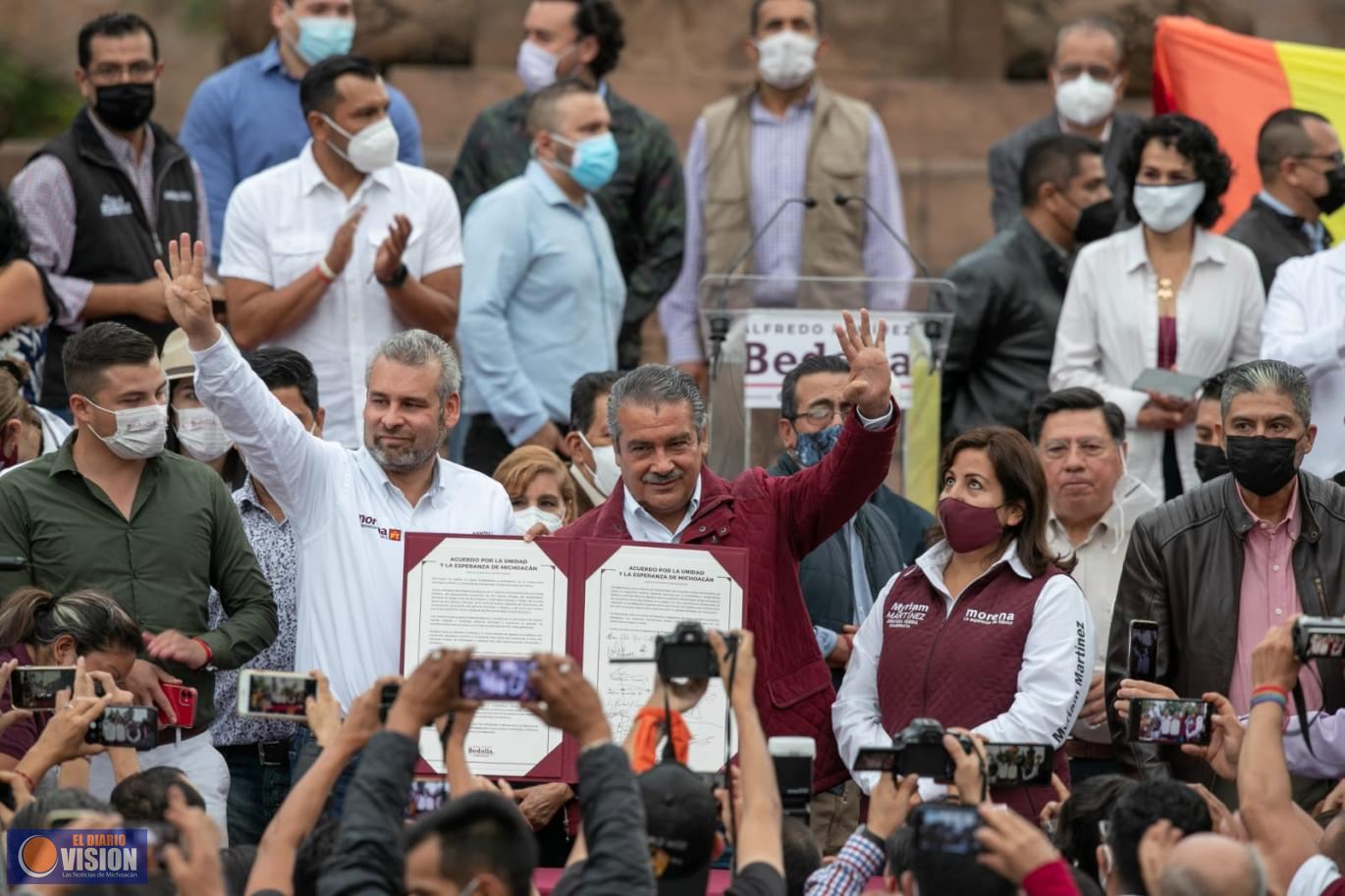 Con Morena y Alfredo Ramírez se recuperará gobernabilidad perdida por gobiernos corruptos : Morón