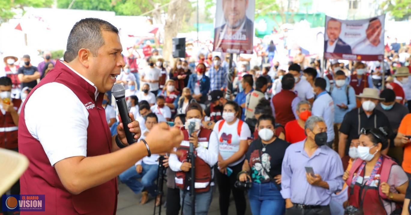 El 06 de junio en unidad vamos a defender la cuarta transformación : Juan Carlos Barragán