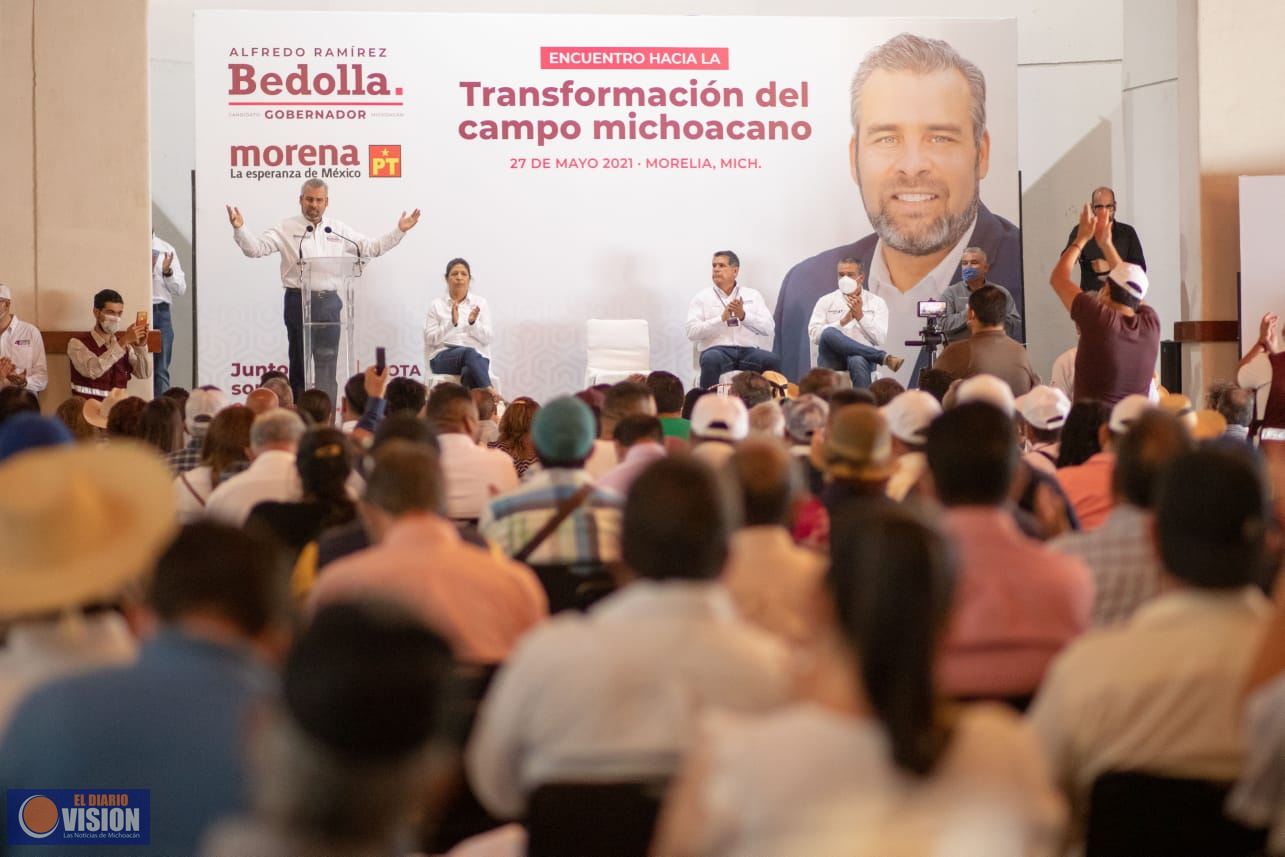 En el gobierno de Alfredo, el campo michoacano encontrará la transformación: Raúl Morón