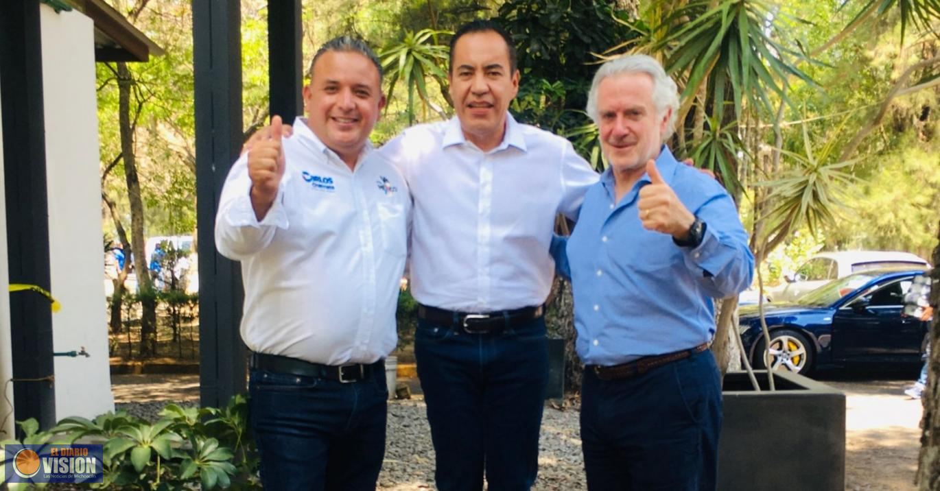 Respaldo de Marko Cortés y Santiago Creel fortalecen proyecto de Carlos Quintana