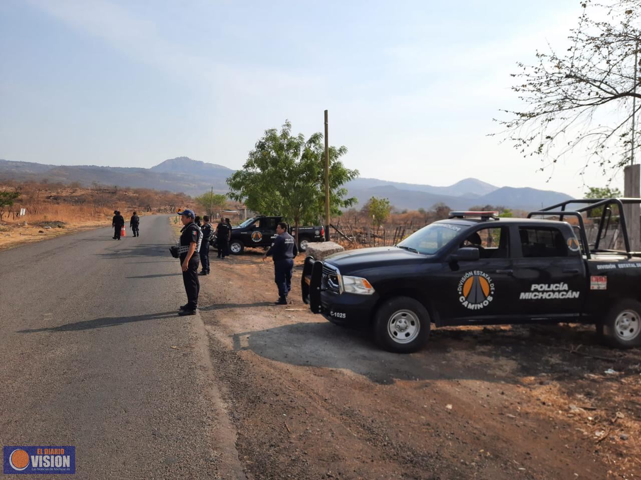 Restablecen SSP, Sedena y GN, circulación en 11 puntos carreteros de Tierra Caliente 