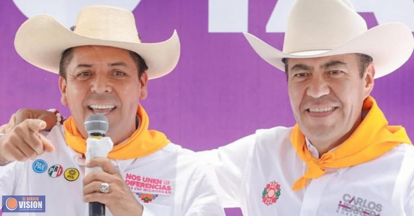 Toño García, en la campaña de Carlos Herrera hasta el último momento