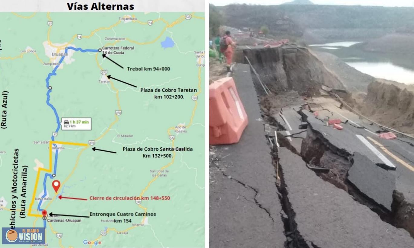  Continúan trabajos de mantenimiento en autopista Siglo XXI 