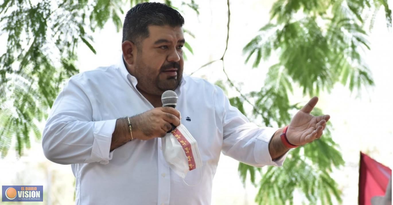 Pide Paco Huacus voto masivo para la transformación.