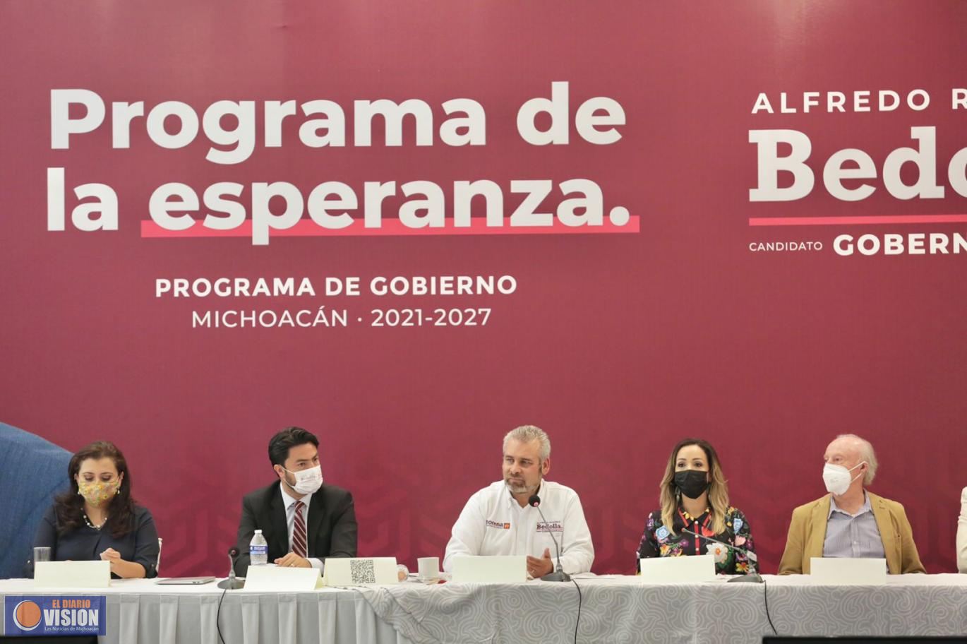 Transformaremos Michoacán con gabinete de alto nivel: Bedolla