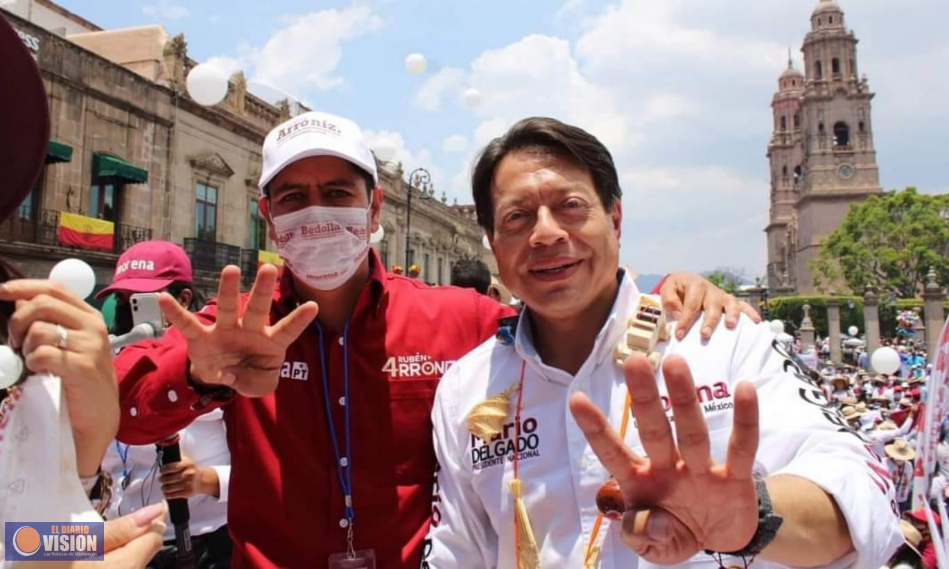 Trabajaremos cada día por transformar a Michoacán en un estado de bienestar y desarrollo: RAV