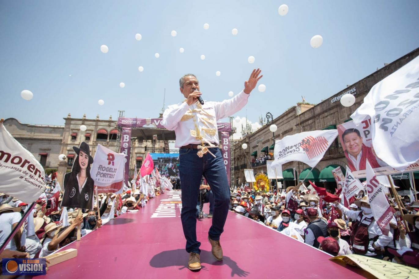 Morón es un referente histórico en la democracia de Michoacán: Mario Delgado