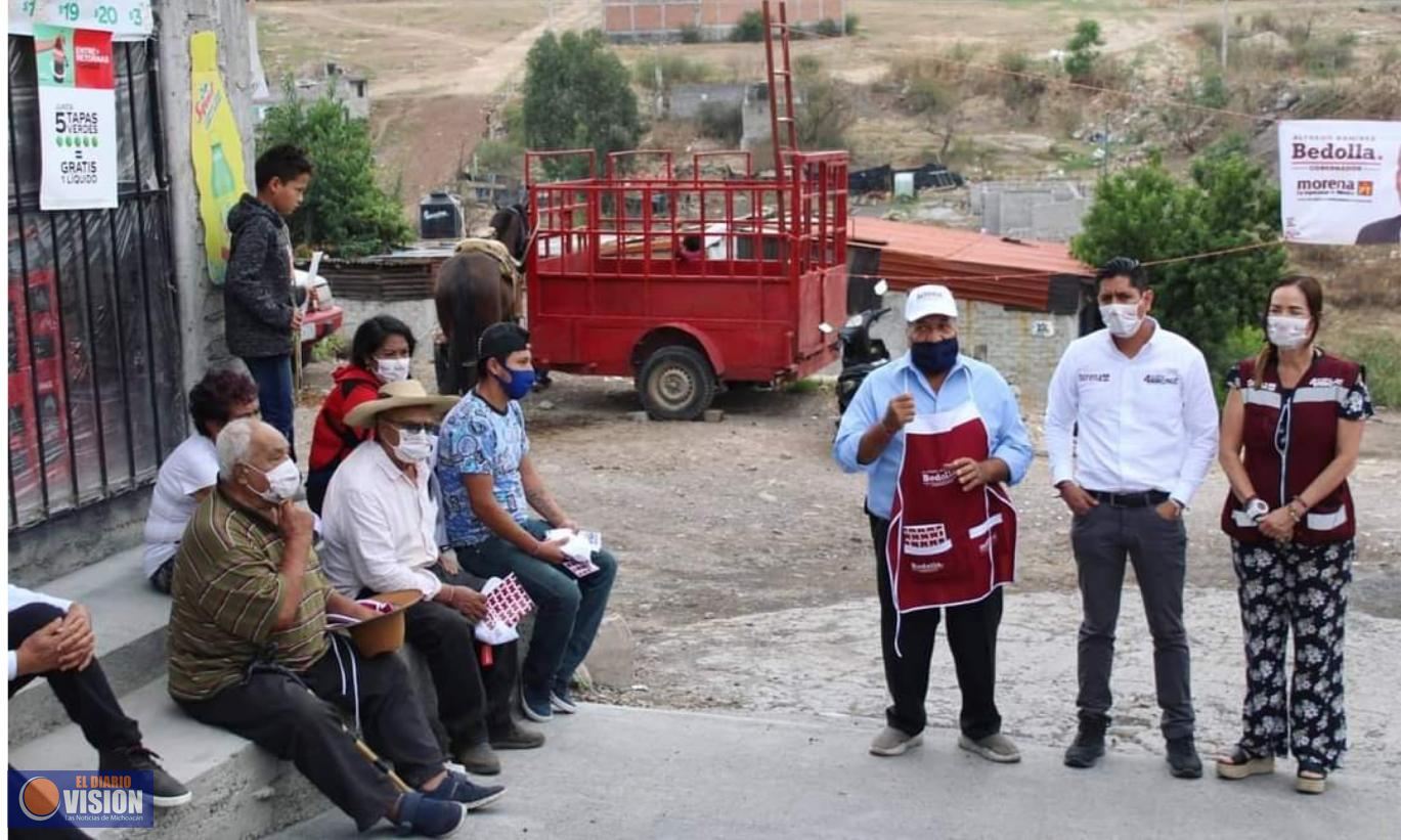 El proyecto de la 4T, traerá a los michoacanos un gobierno que sirva al pueblo: Rubén Arróniz