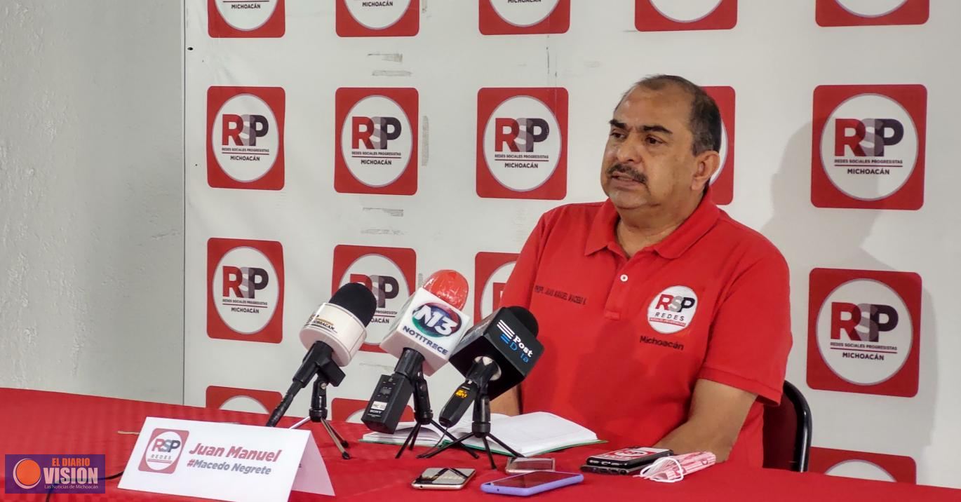 RSP compromete 125 mil votos para el candidato del Equipo por Michoacán