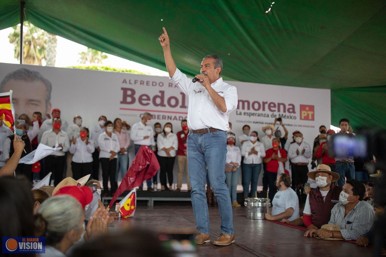 Vamos a cerrar con todo, llevando todos los votos posibles a las urnas: Raúl Morón
