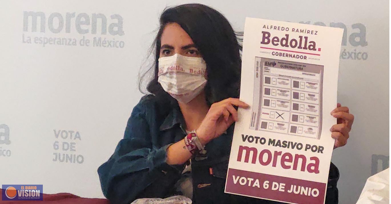 Estoy convencida, que el 6 de junio tendremos un triunfo contundente:Giulianna Bugarini