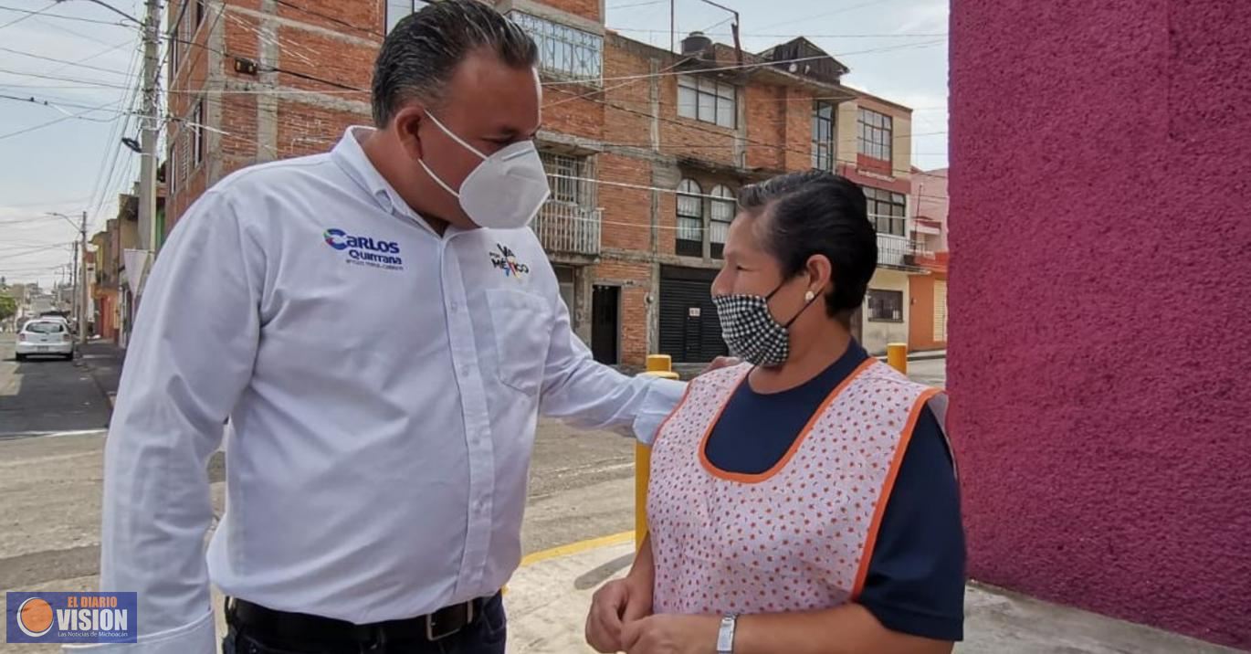 Vota este 6 de junio, el futuro de Morelia y México está en juego: Carlos Quintana