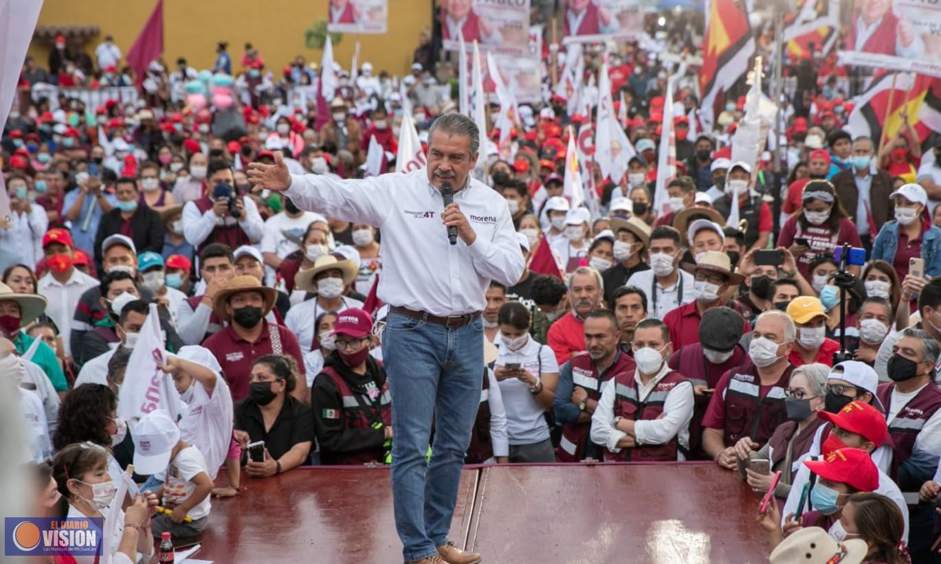 Nuestra estructura marcará la diferencia el 6 de junio: Raúl Morón