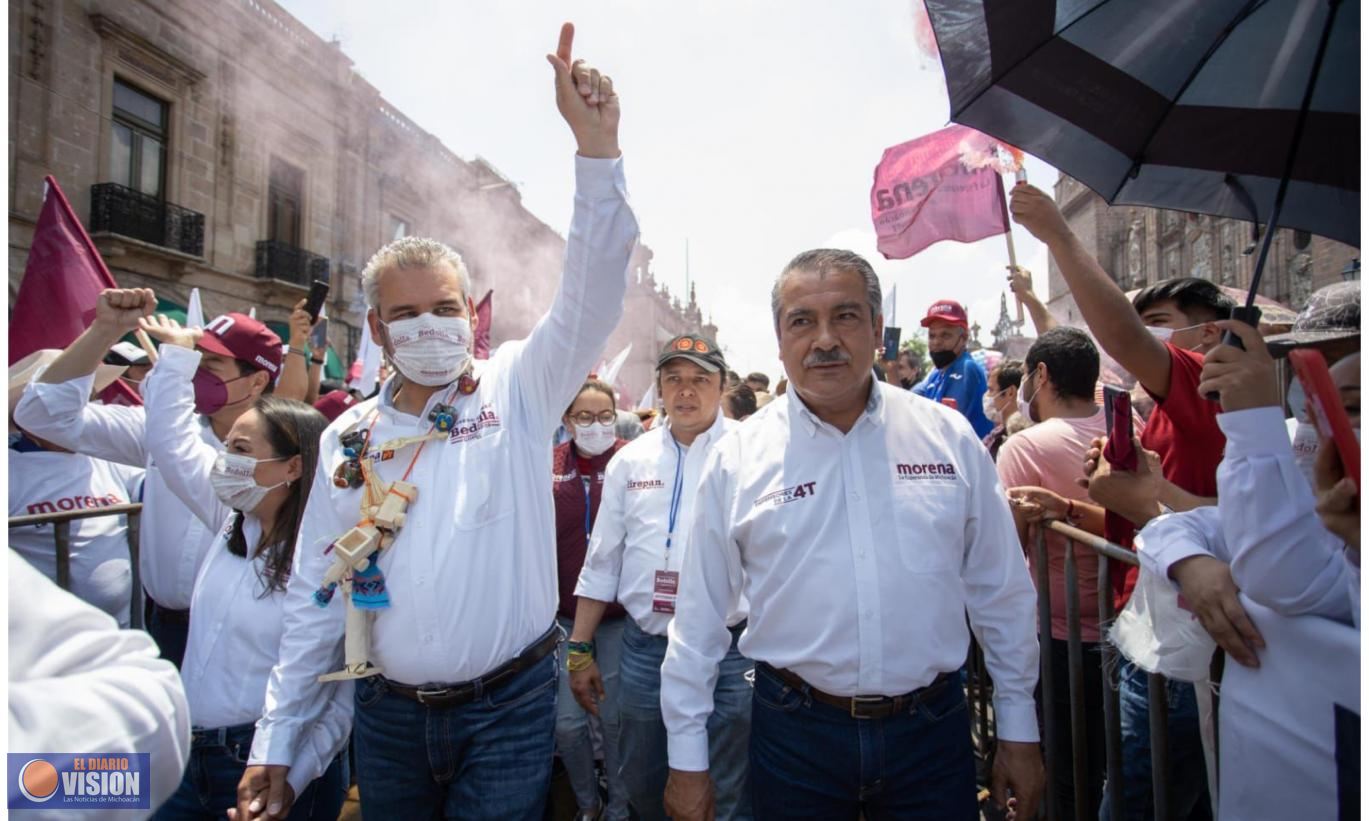 Bedolla sería gobernador de Michoacán, revela estudio de 17 encuestas