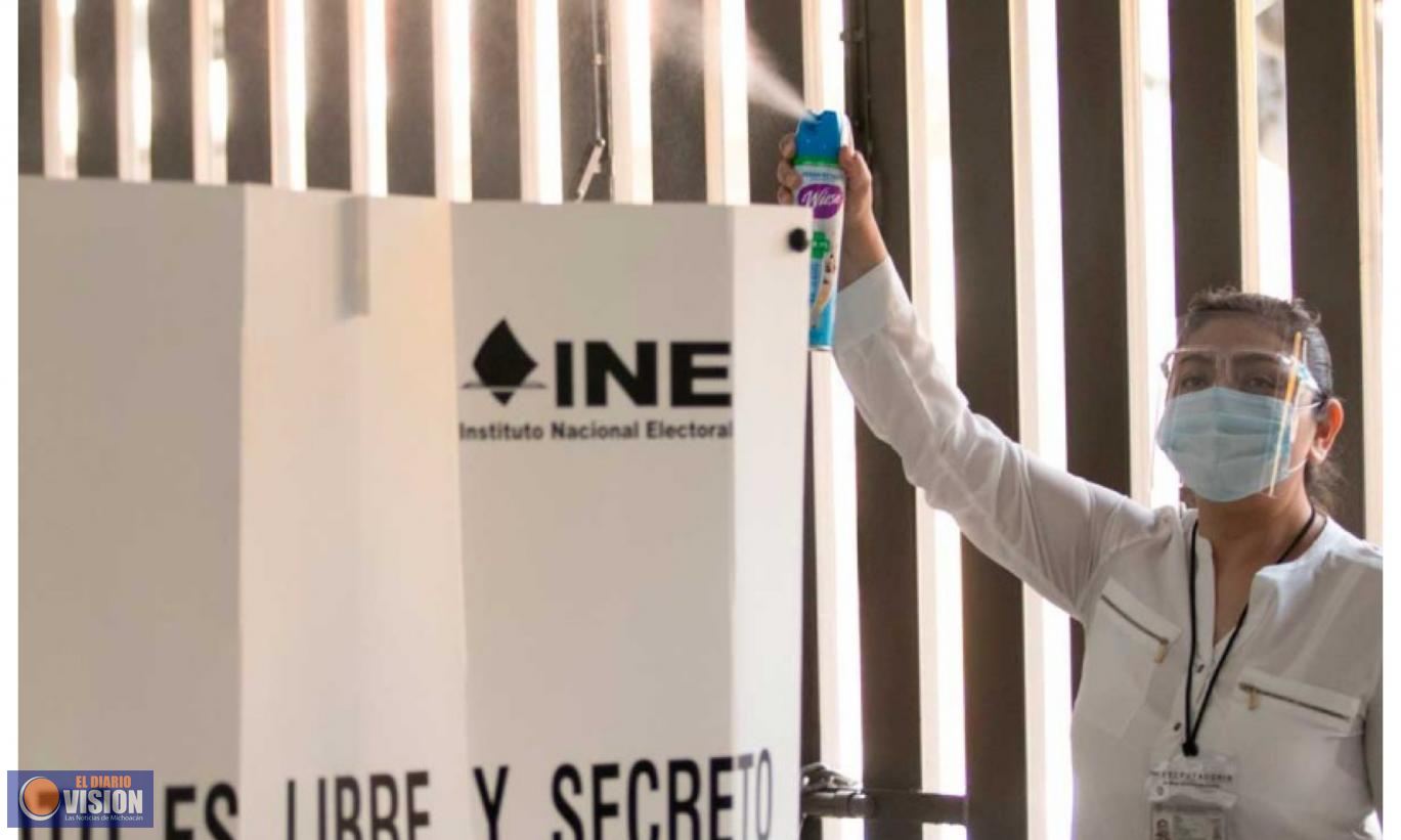 Gasta INE 10.4 mdp para blindar elecciones contra Covid-19