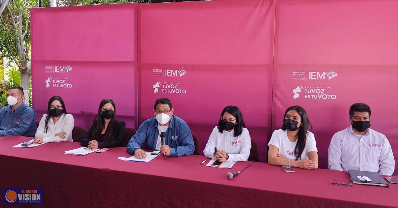 IEM instalará 6,219 casillas para la jornada electoral del próximo 6 de junio