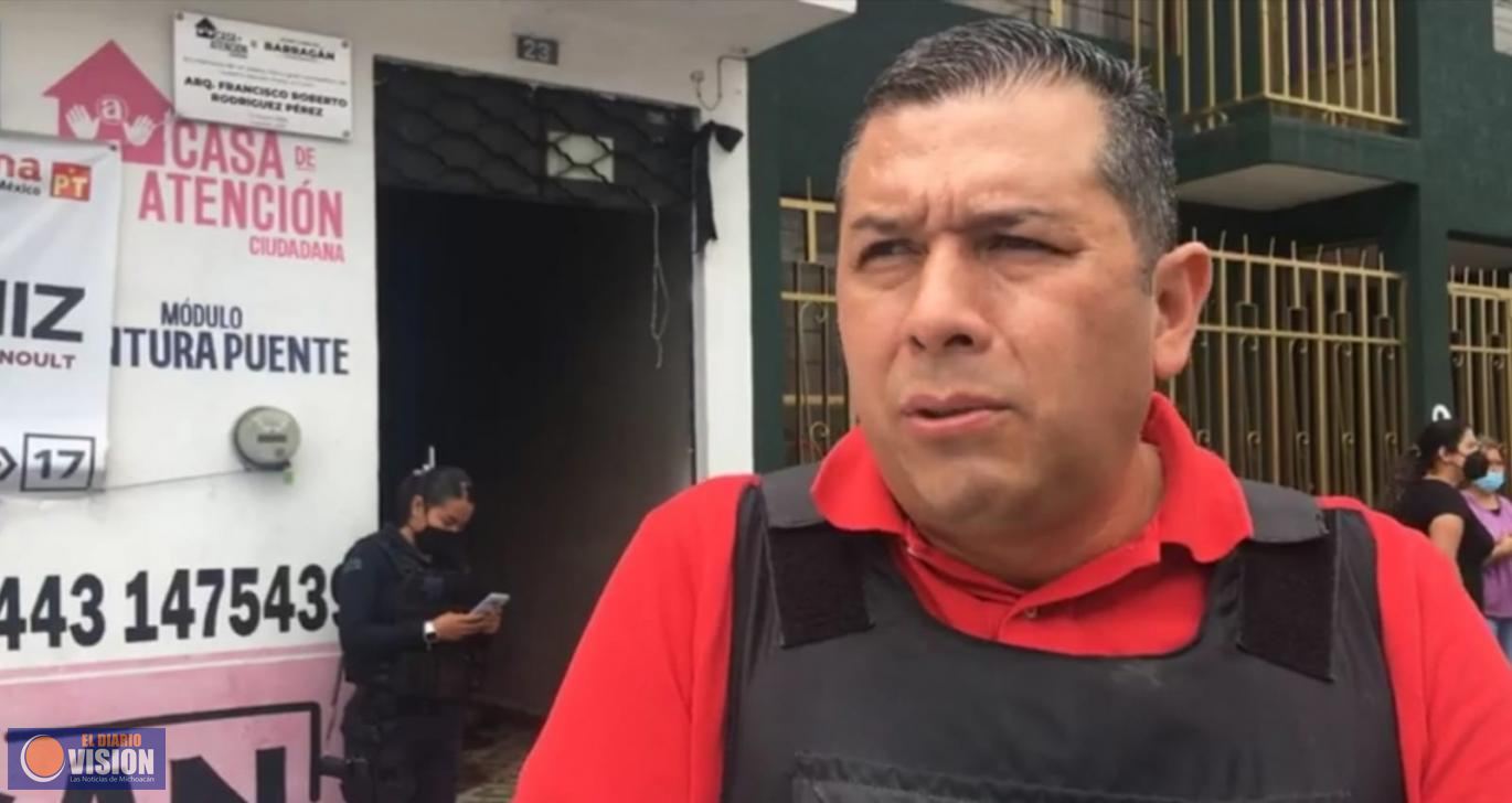 Asaltan Casa de Atención Ciudadana de Juan Carlos Barragán 