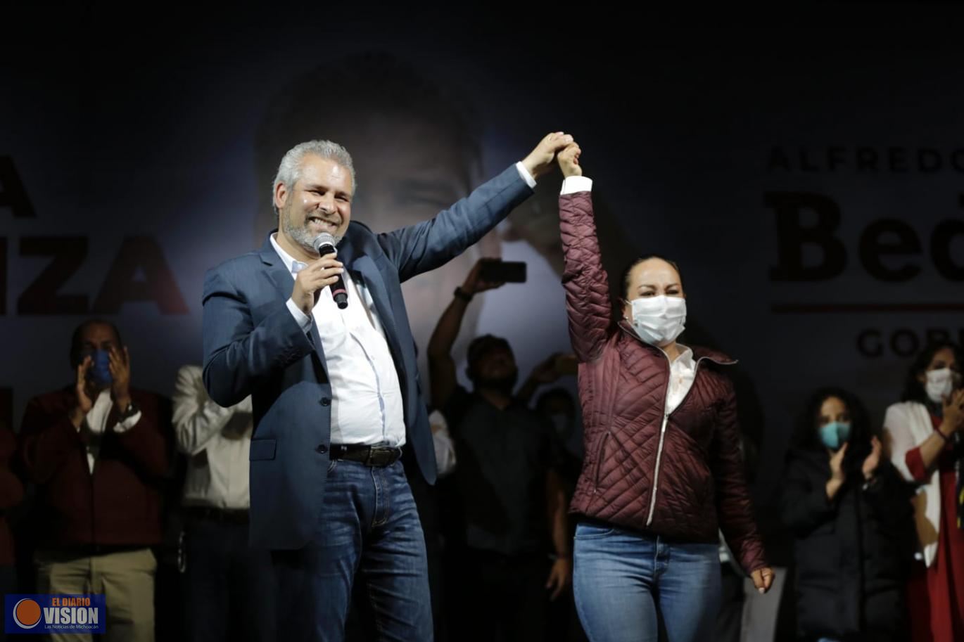Ganó el pueblo de Michoacán; el estado ya es territorio de la esperanza: Bedolla
