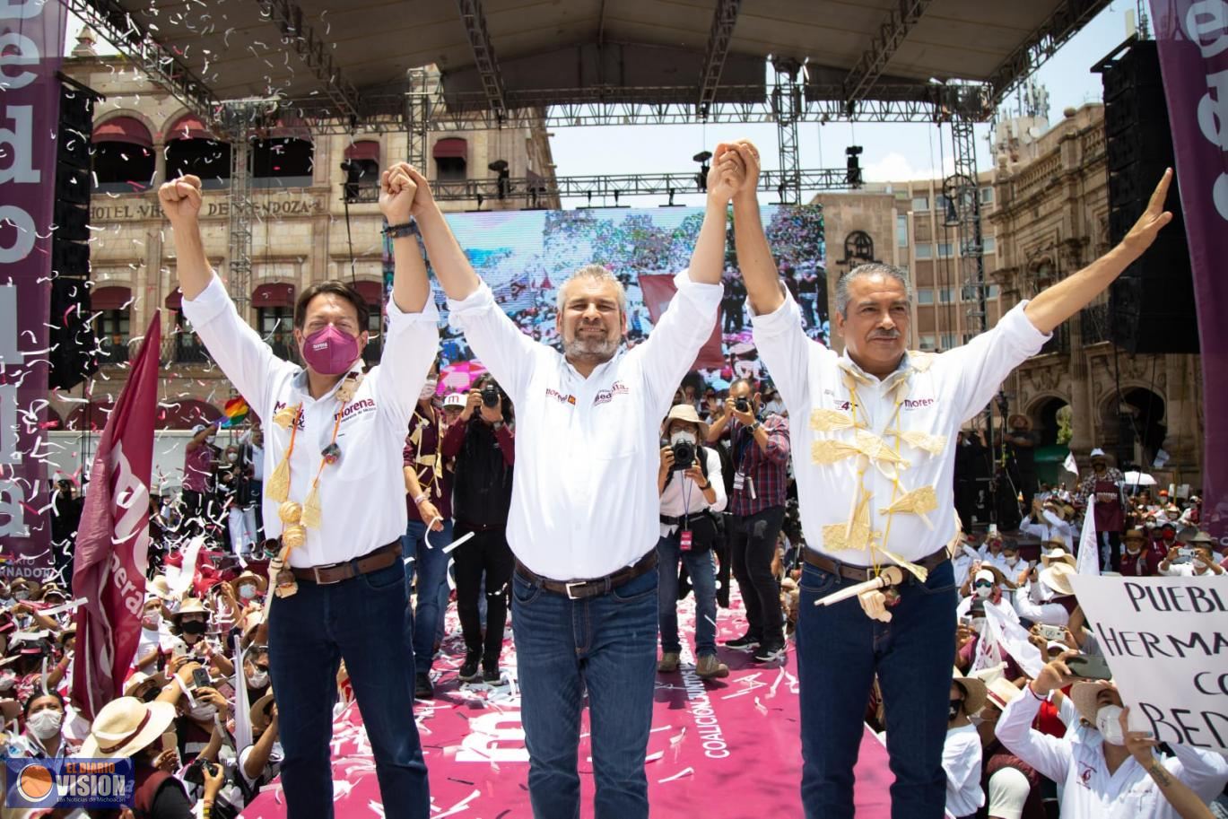 Ganamos y vamos a defender nuestro triunfo en Michoacán: Raúl Morón