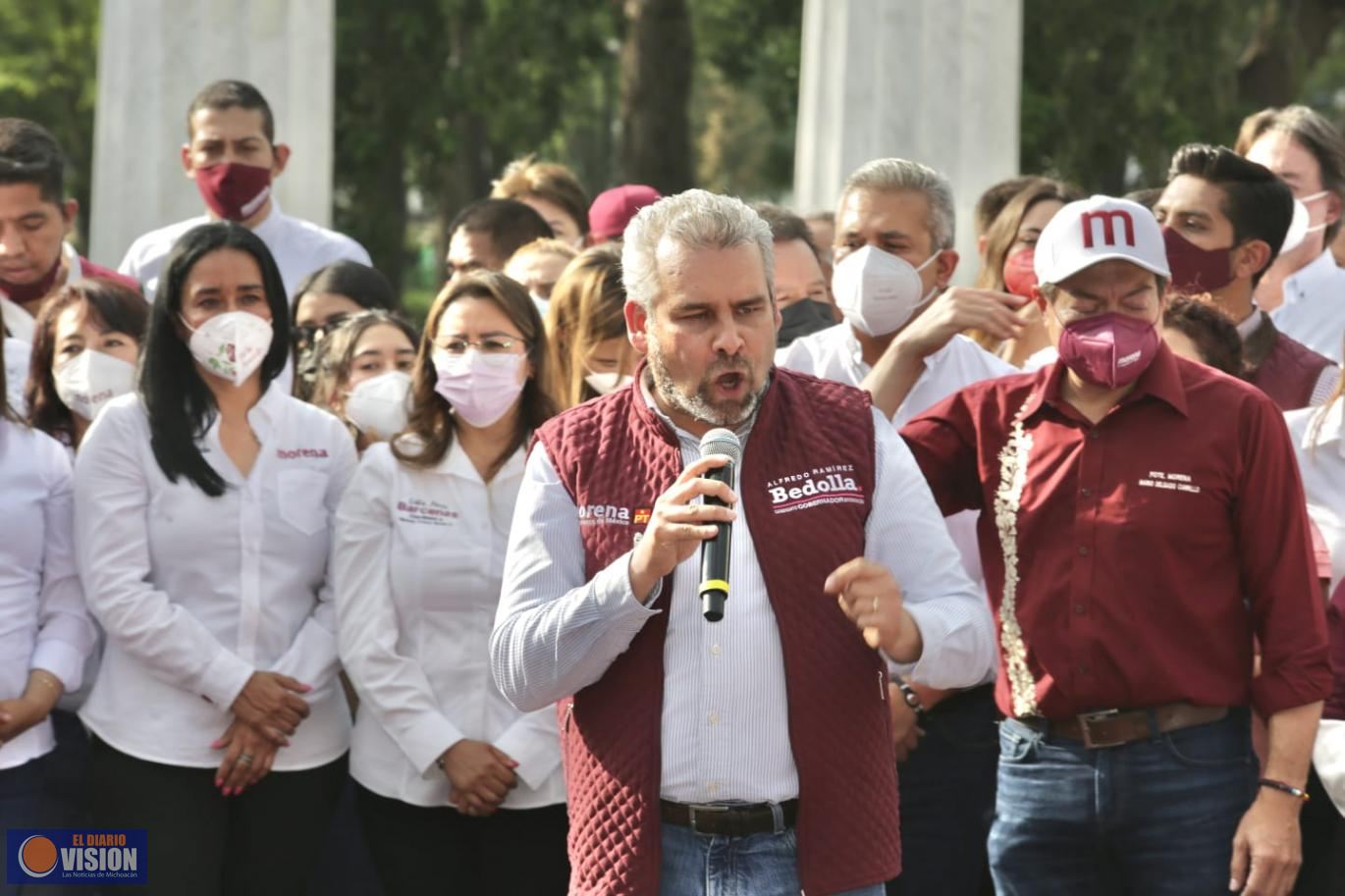 Michoacán no seguirá aislado de la 4T, nos reconciliaremos con la federación: Bedolla