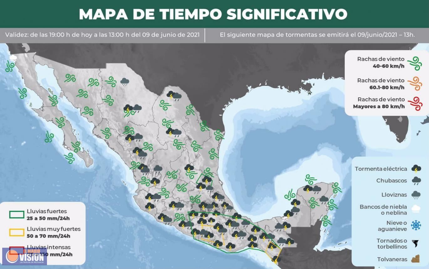 Por paso de onda tropical, PC Estatal pide tomar precauciones 