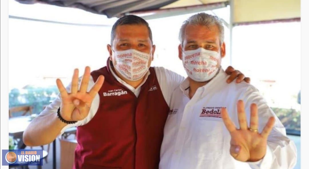 En Michoacán, va a gobernar la esperanza: Juan Carlos Barragán
