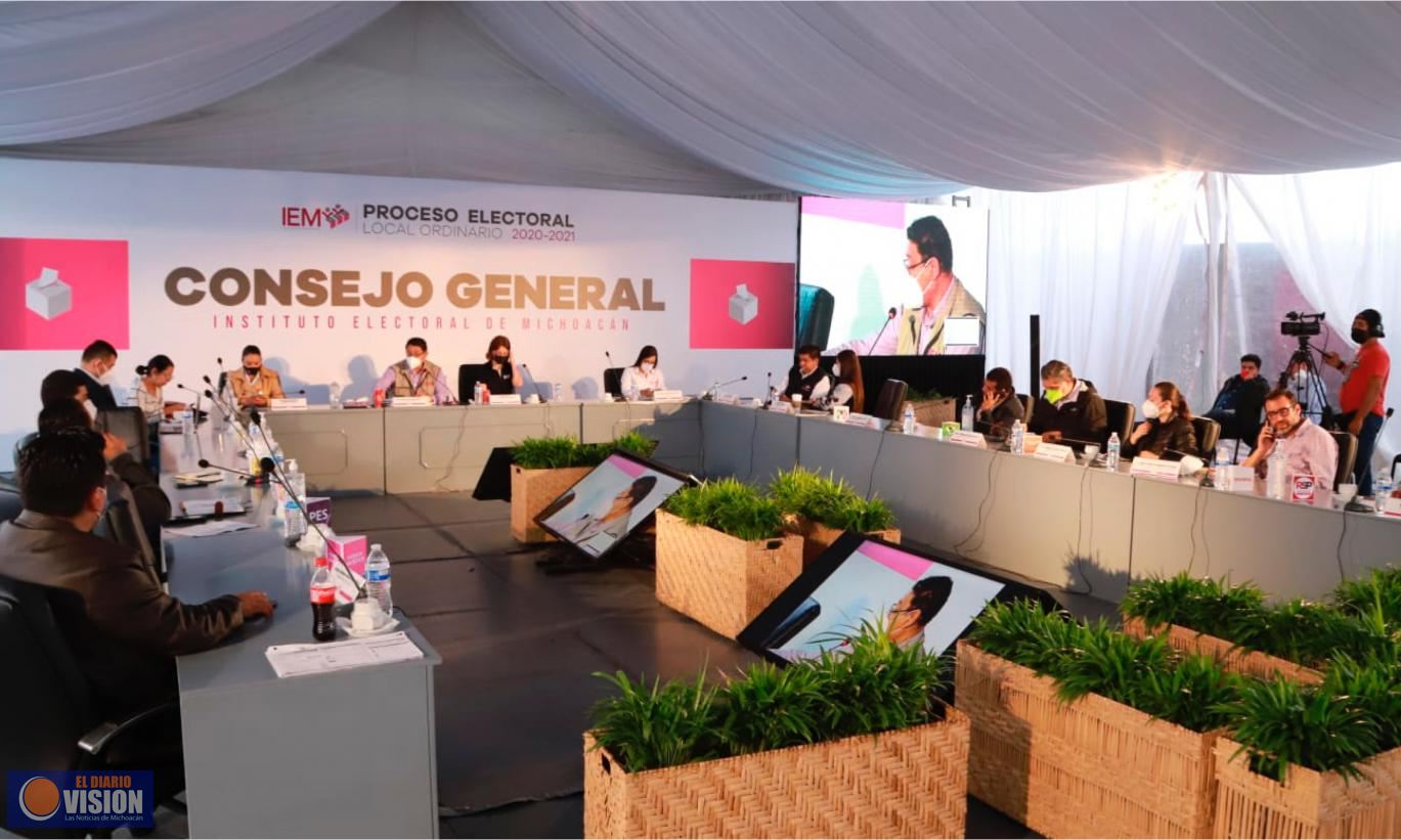 Cómputos de la gubernatura al 100%, resultado hasta el domingo: IEM 