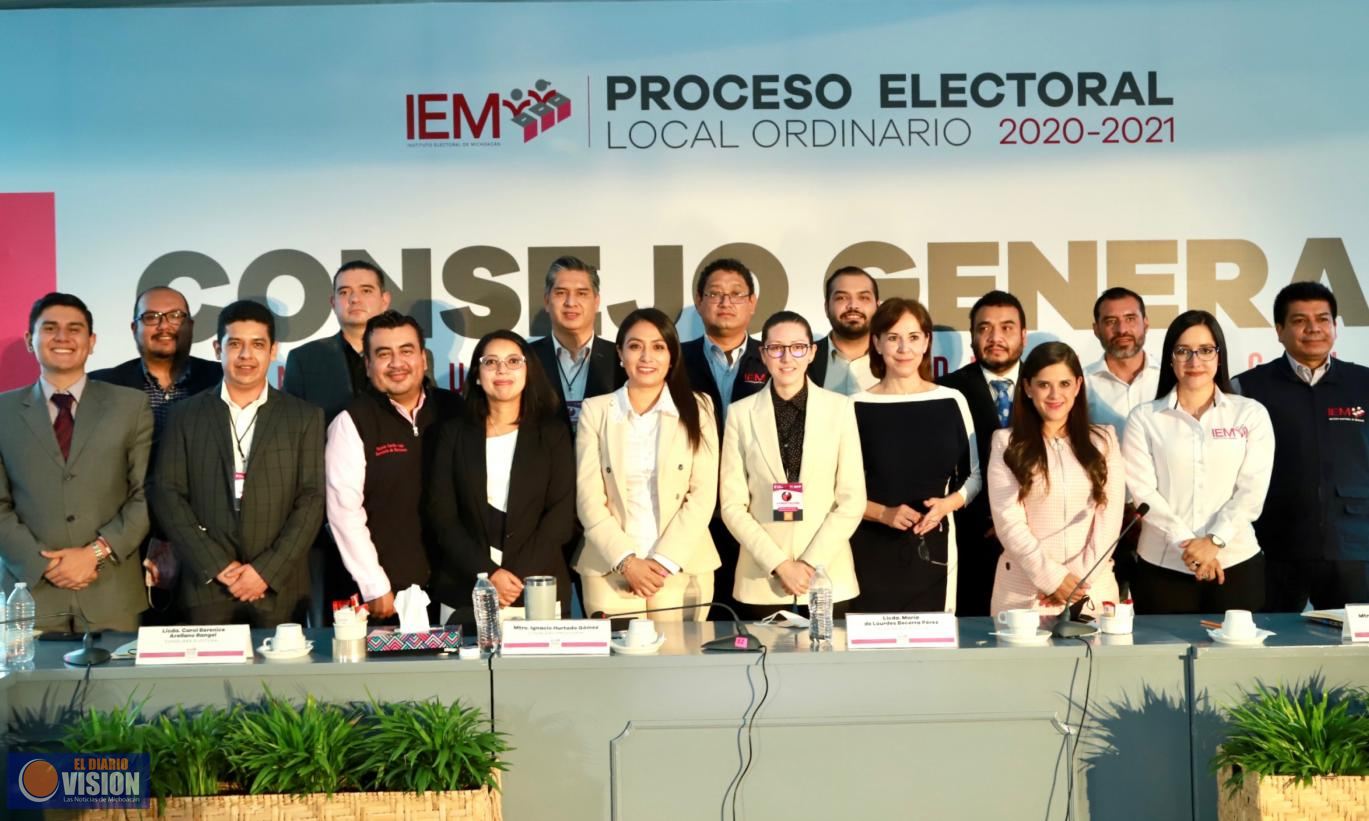 Asigna IEM diputaciones de representación proporcional para el Congreso de Michoacán