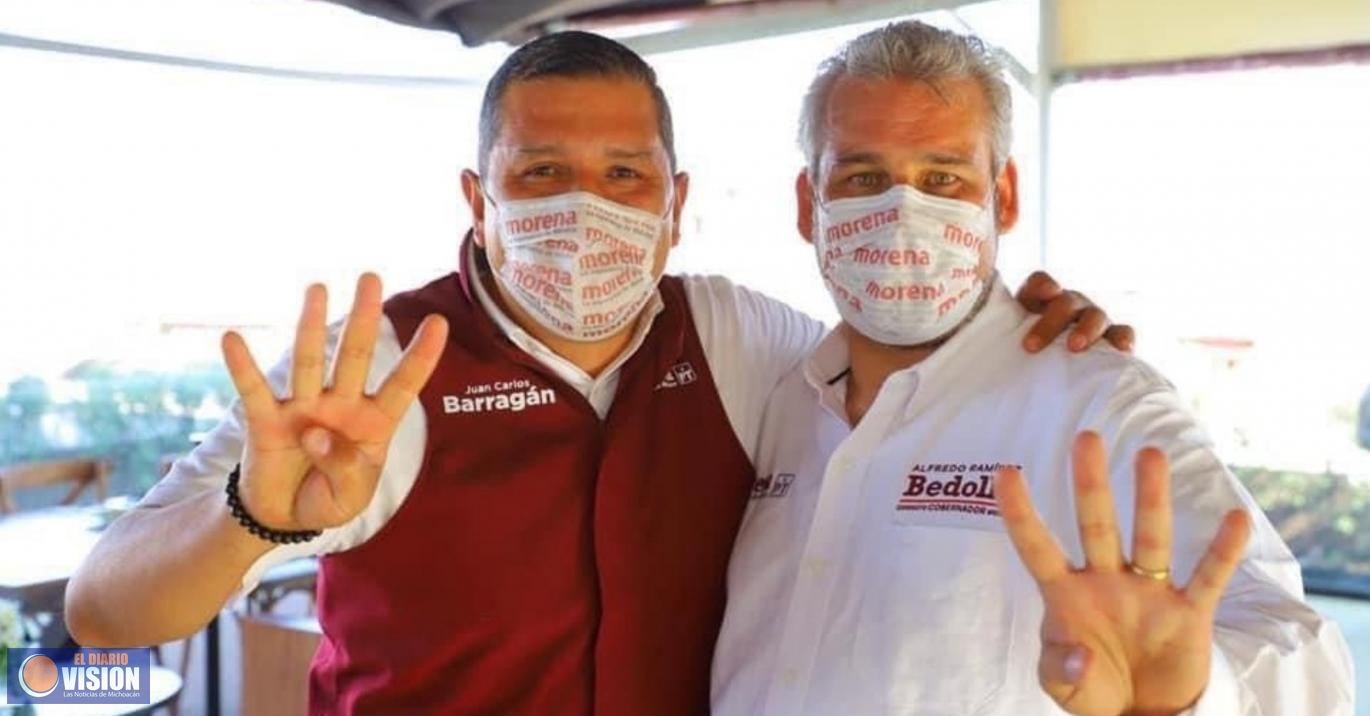 La contienda electoral terminó, es tiempo de la unidad por Michoacán: Juan Carlos Barragán