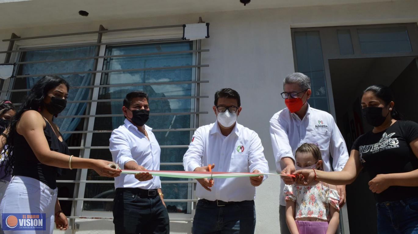 Continúa PRI recorrido post electoral en Michoacán