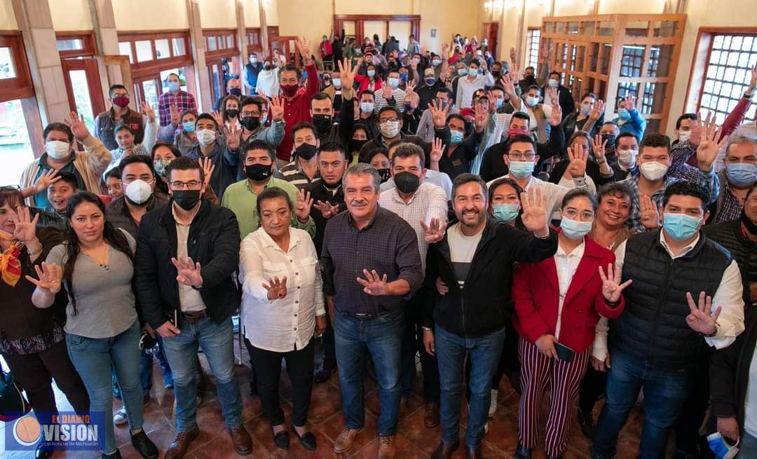 Estructura de Morena, en Pátzcuaro, lista para consulta: Raúl Morón