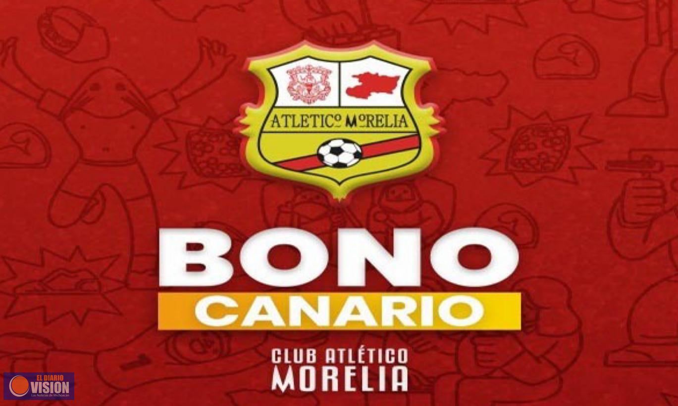 Atlético Morelia anuncia los precios del Bono Canario del Apertura 2021