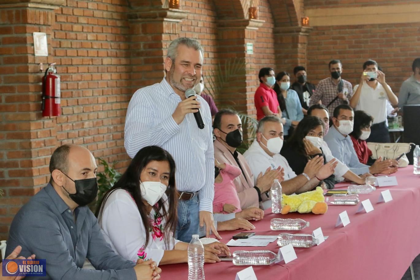 Triunfo de Morena en Michoacán reafirma la fuerza que la 4T demostró en 2018: Bedolla