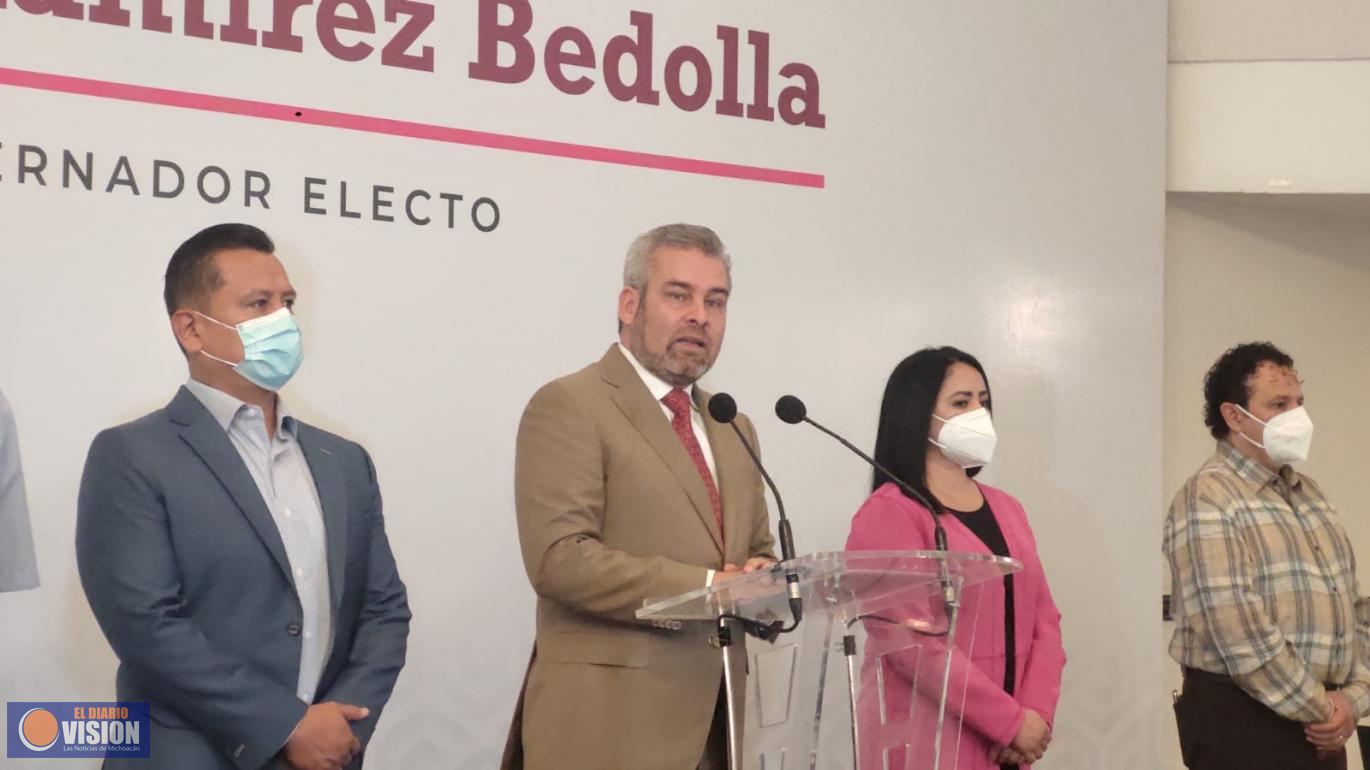 Anuncian visita del Presidente López Obrador, en apoyo a Bedolla 
