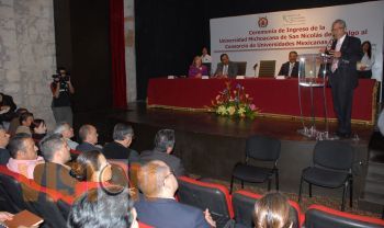 Ingresó la Universidad Michoacana al consorcio de Universidades Mexicanas