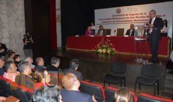 Ingresó la Universidad Michoacana al consorcio de Universidades Mexicanas